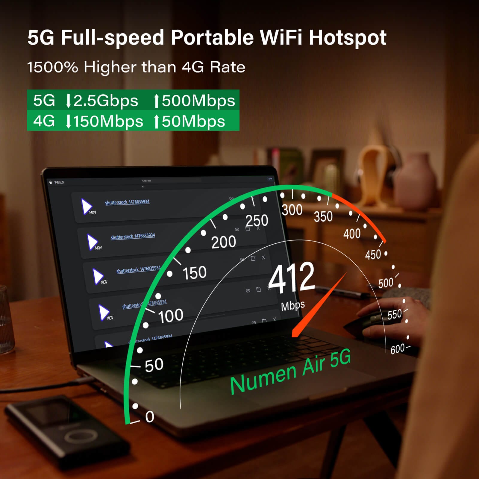 Numen Air - World First Global 5G Mobile WiFi