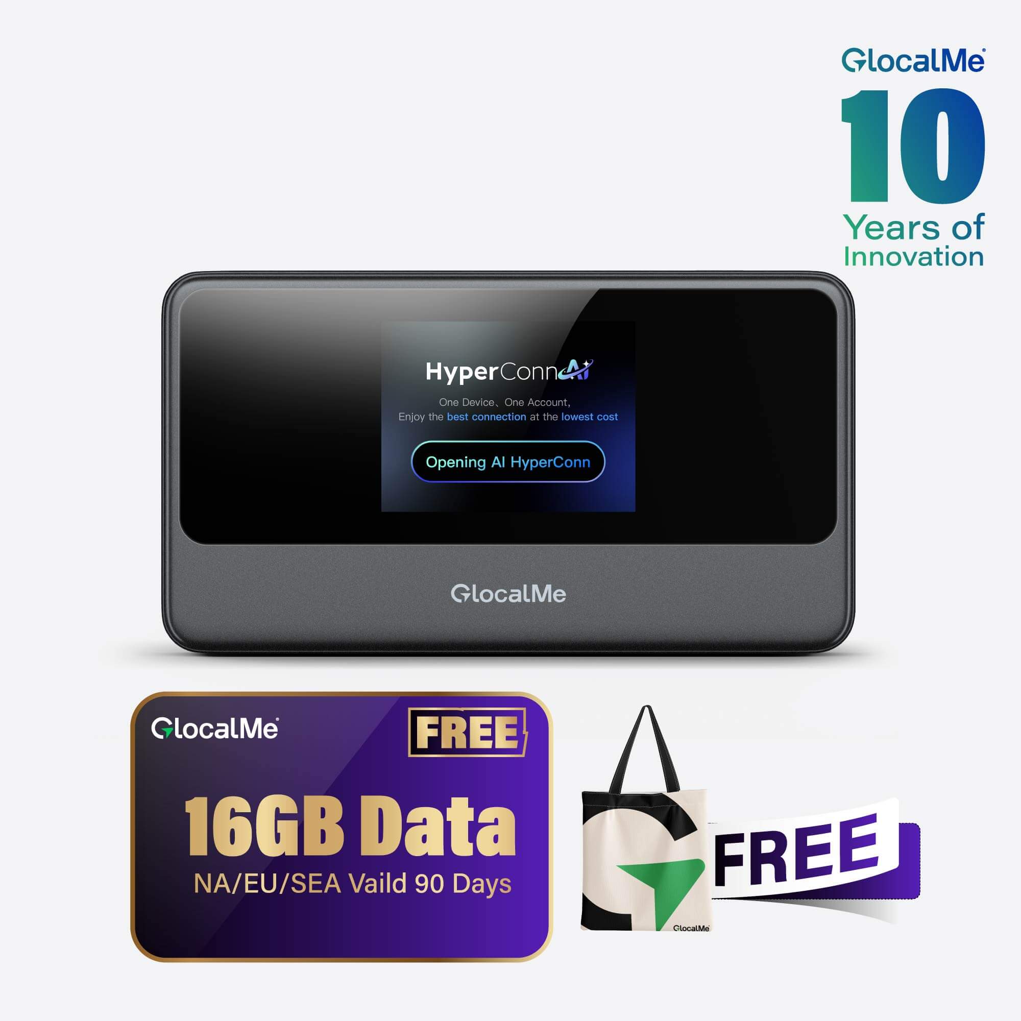 MeowGo G40 Pro - HyperConn™ & Wi-Fi 5 Technology Mobile WiFi – GlocalMe ...