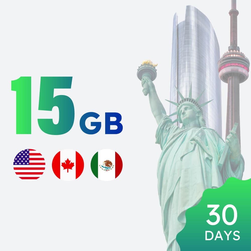 15GB N.A. 30 Days High Speed Data Package – GlocalMe Europe