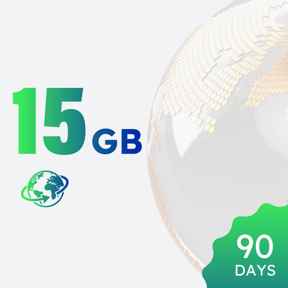 15GB 90-day Global Data Package