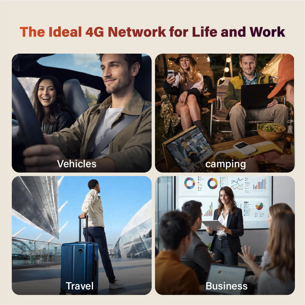 C4 - Portable WiFi Hotspot with GlocalMe SIM Card