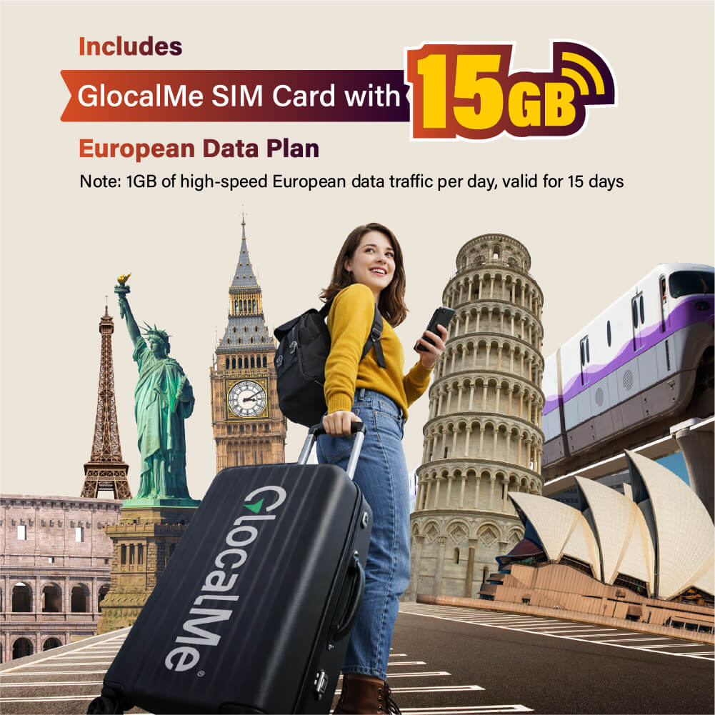 C4 - Portable WiFi Hotspot with GlocalMe SIM Card