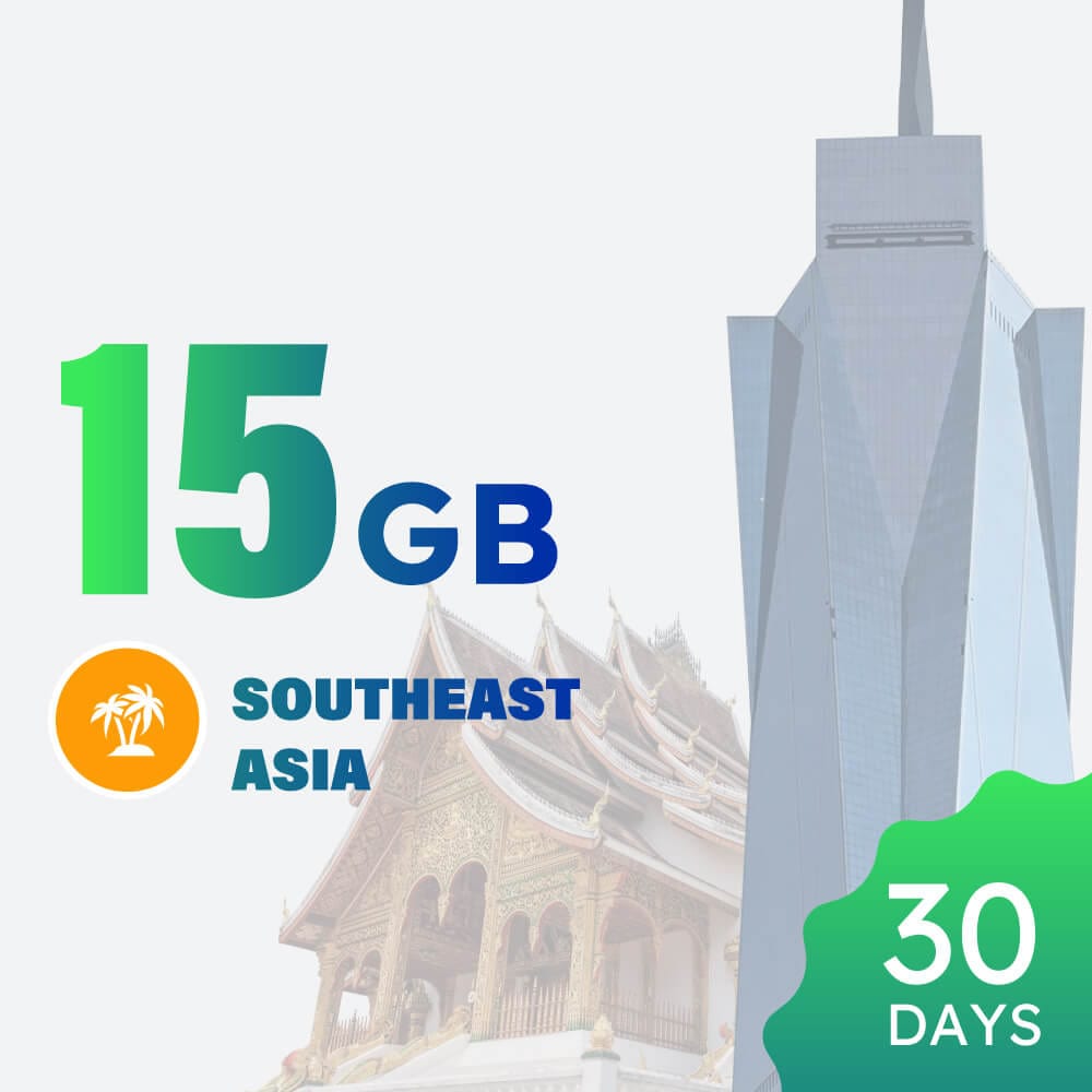 15GB 30-day South-east Asia Data Package